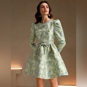 NEW Anewsta Dress Vintage Style Fit Flare Floral S